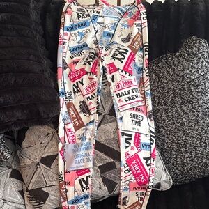 IVY PARK Graphic Print Women’s Leggings - Pink, Blue, Black